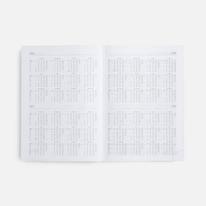 Ежедневник New Nebraska, датированный, коричневый