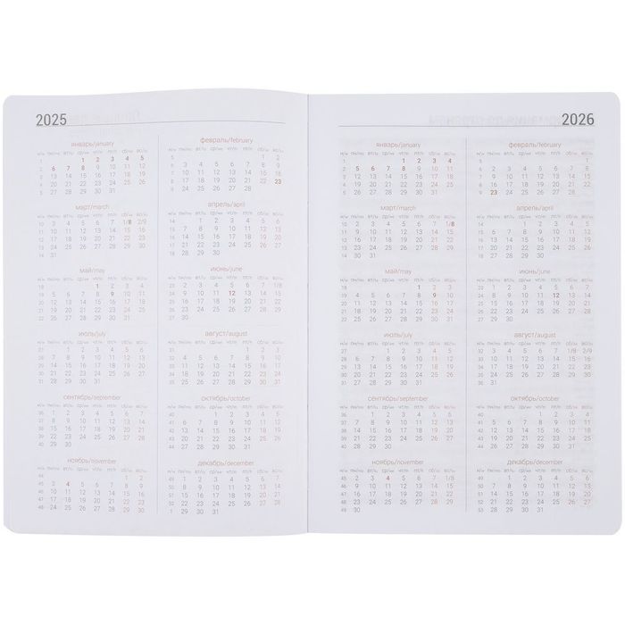 Ежедневник Flex Shall, датированный, серый