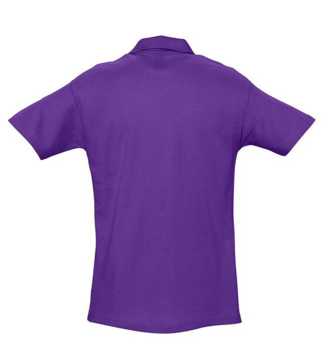 Рубашка поло мужская SPRING 210, темно-фиолетовая