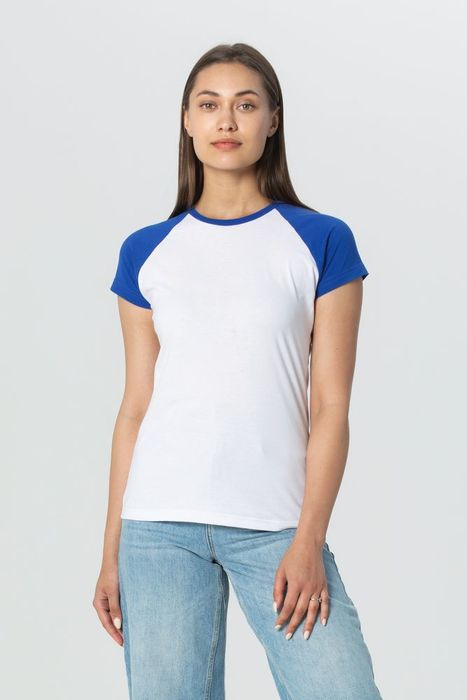 Футболка женская T-bolka Bicolor Lady, белая