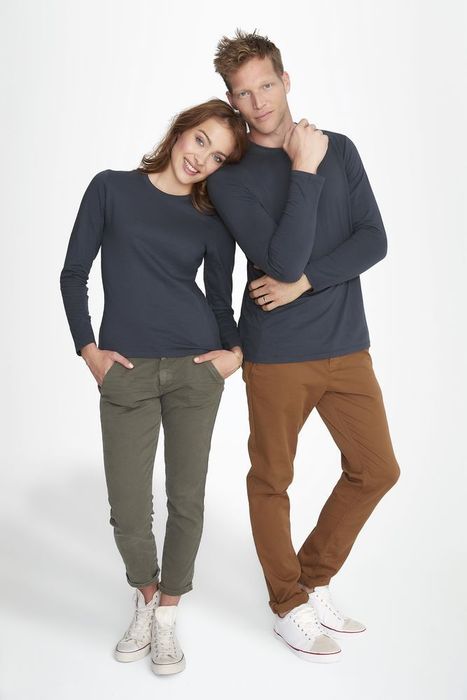 Футболка с длинным рукавом IMPERIAL LSL MEN, темно-серая (графит)