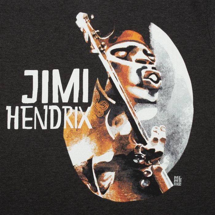 Набор «Меламед. Jimi Hendrix»: книга «111 портретов музыкантов» и футболка, черный меланж