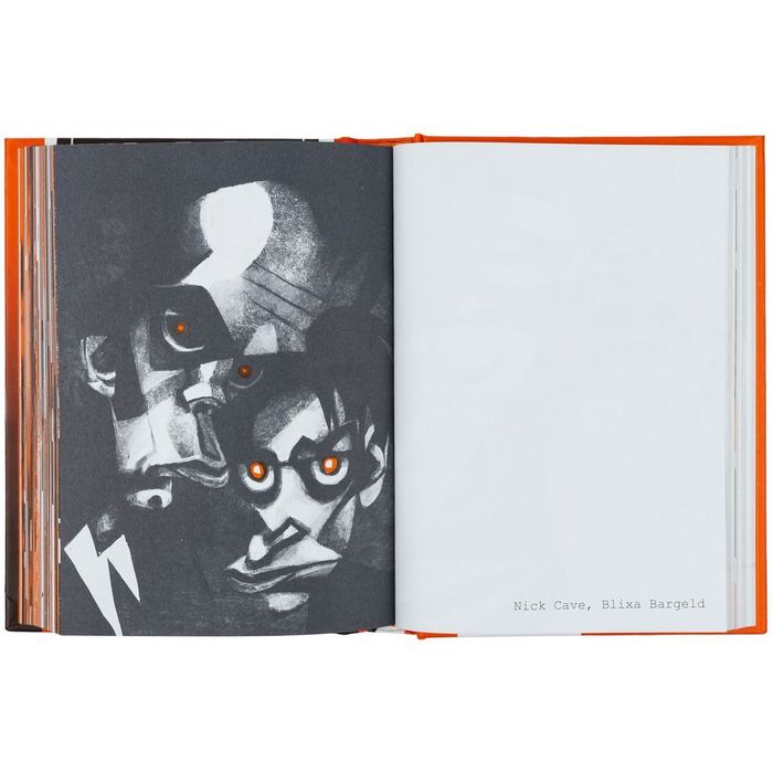 Набор «Меламед. Nick Cave»: книга «111 портретов музыкантов» и футболка, темно-синий меланж