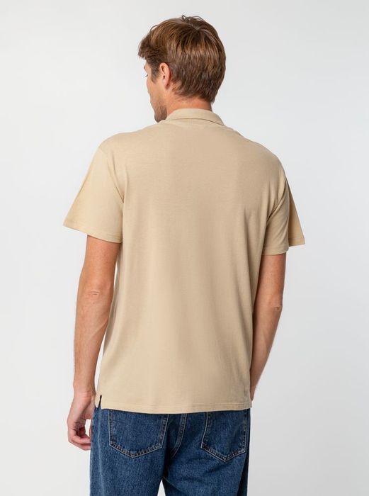 Рубашка поло мужская SUMMER 170, бежевая