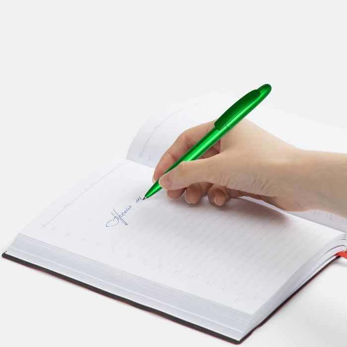 Ручка шариковая Moor Silver, зеленая