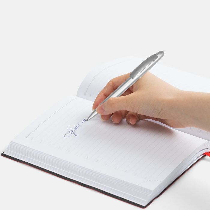 Ручка шариковая Moor Silver, серебристая