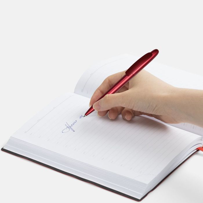 Ручка шариковая Moor Silver, красная