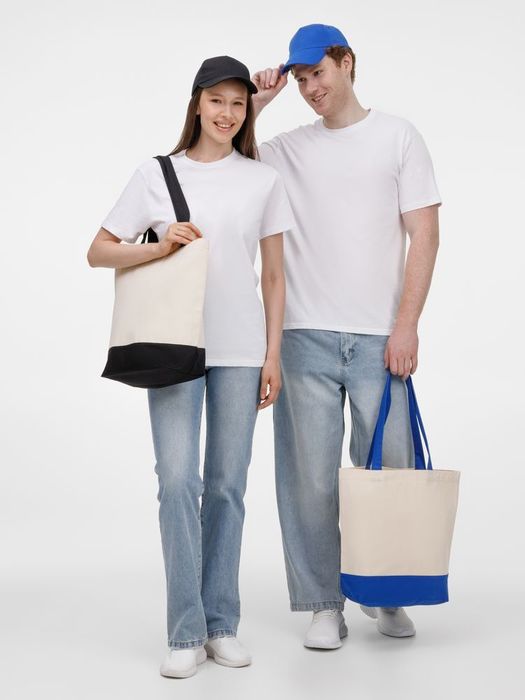 Сумка для покупок на молнии Shopaholic Zip, ярко-синяя