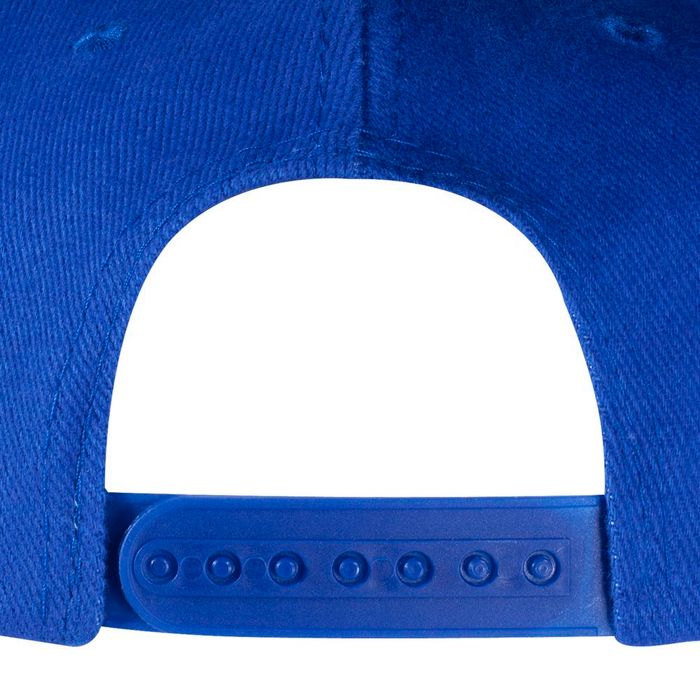 Бейсболка Unit Snapback с прямым козырьком, ярко-синяя