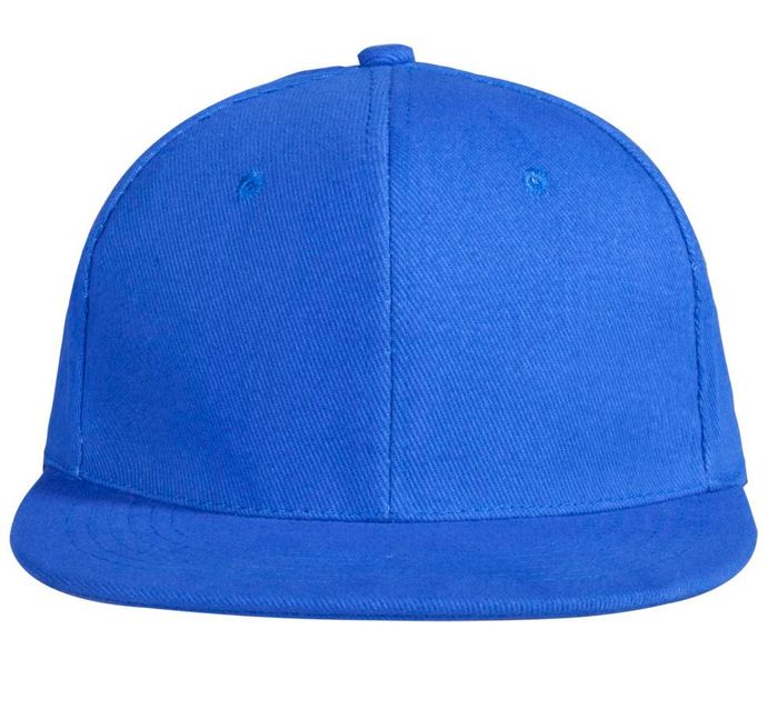 Бейсболка Unit Snapback с прямым козырьком, ярко-синяя