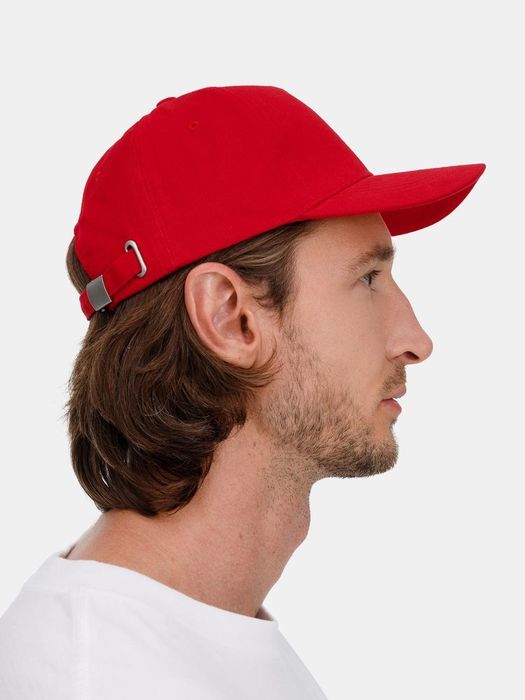 Бейсболка LONG BEACH, красная