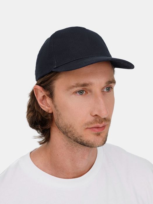 Бейсболка LONG BEACH, темно-синяя