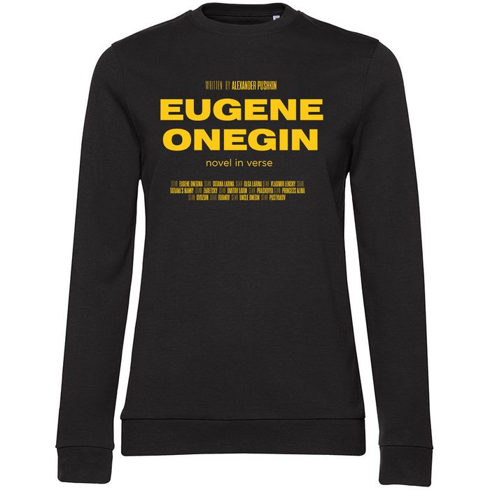 Свитшот женский «Eugene Onegin» , чёрный