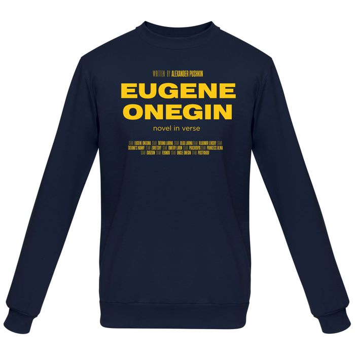 Свитшот «Eugene Onegin» , тёмно-синий