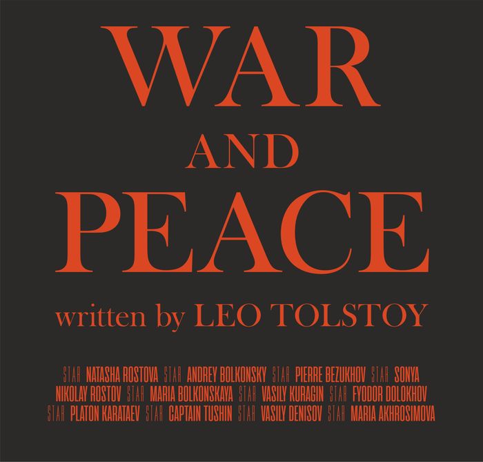 Толстовка с капюшоном «War and Peace» , тёмно-синяя