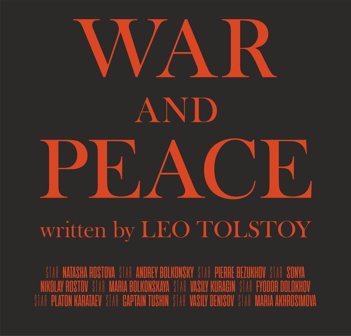 Футболка женская «War and Peace» , тёмно-синяя