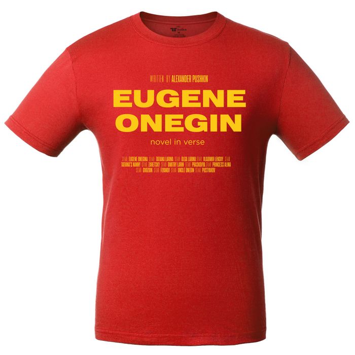 Футболка «Eugene Onegin» , красная