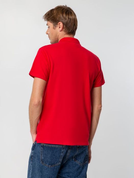 Рубашка поло мужская SPRING 210, красная