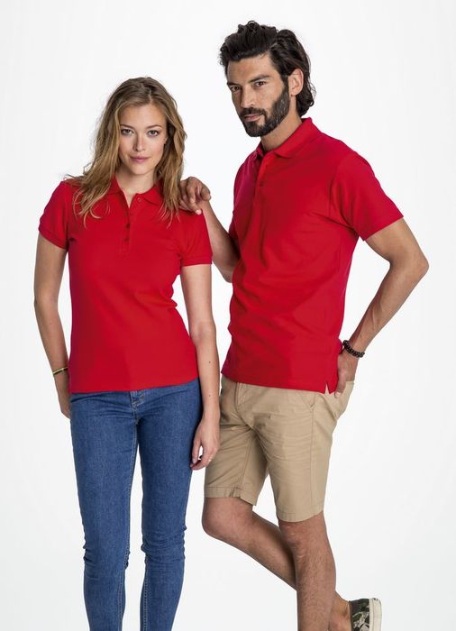 Рубашка поло мужская SPRING 210, красная