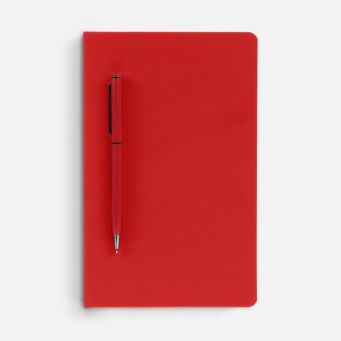 Ежедневник Magnet Shall с ручкой, красный