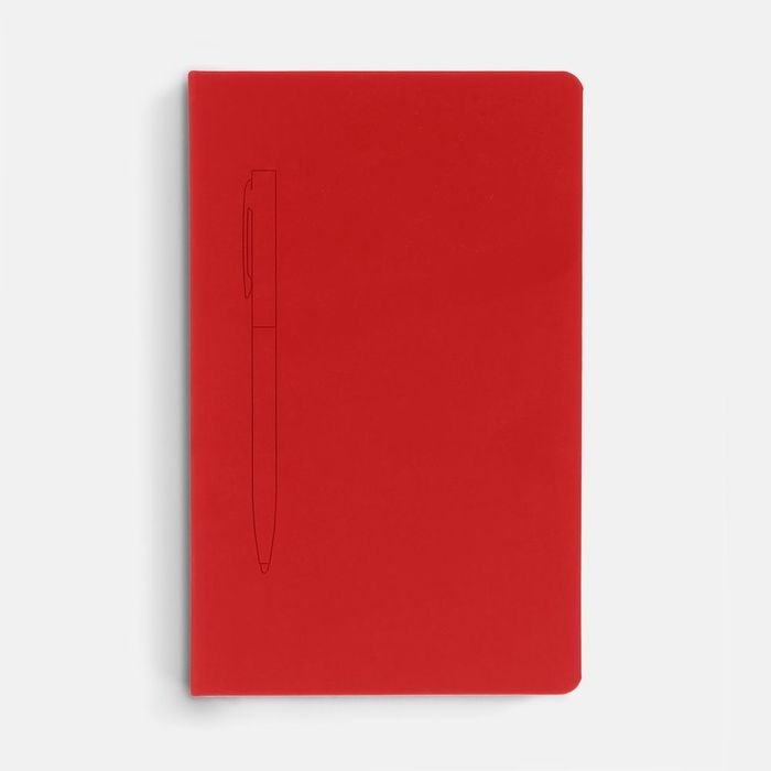 Ежедневник Magnet Shall с ручкой, красный