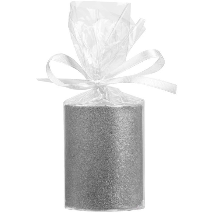 Свеча Lagom Care Metallic, серебристая
