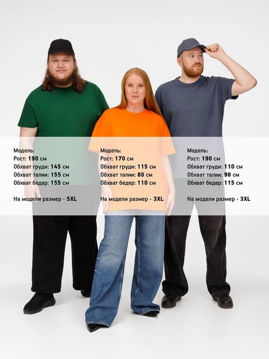 Футболка IMPERIAL 190, синяя (джинс)