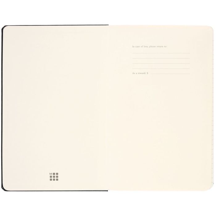 Записная книжка Moleskine Classic Large, без линовки, черная
