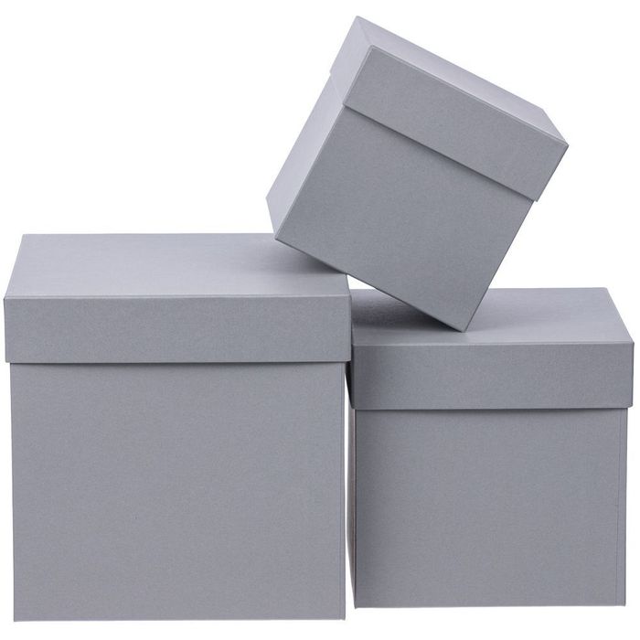 Коробка Cube L, серая