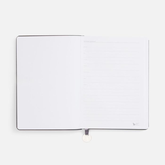 Ежедневник Lafite, недатированный, темно-серый