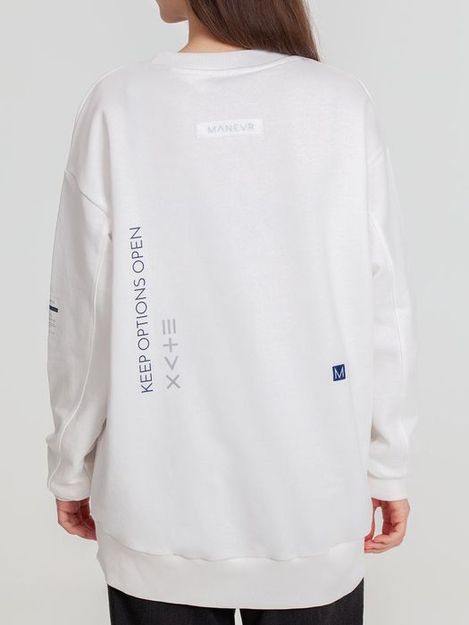 Свитшот унисекс Kosmos 2.0, кремовый