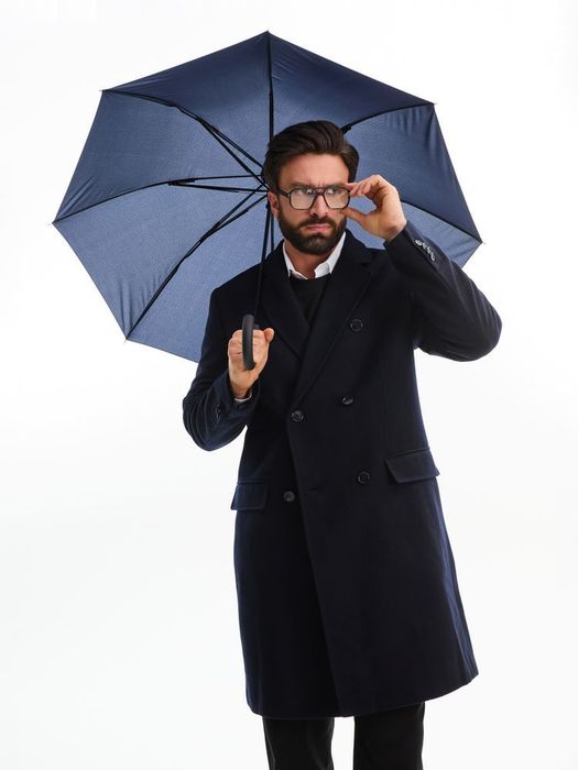 Зонт-трость Wind, синий