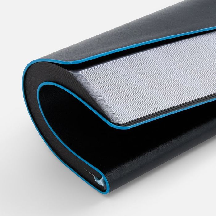 Ежедневник Trait, недатированный, черный с голубым