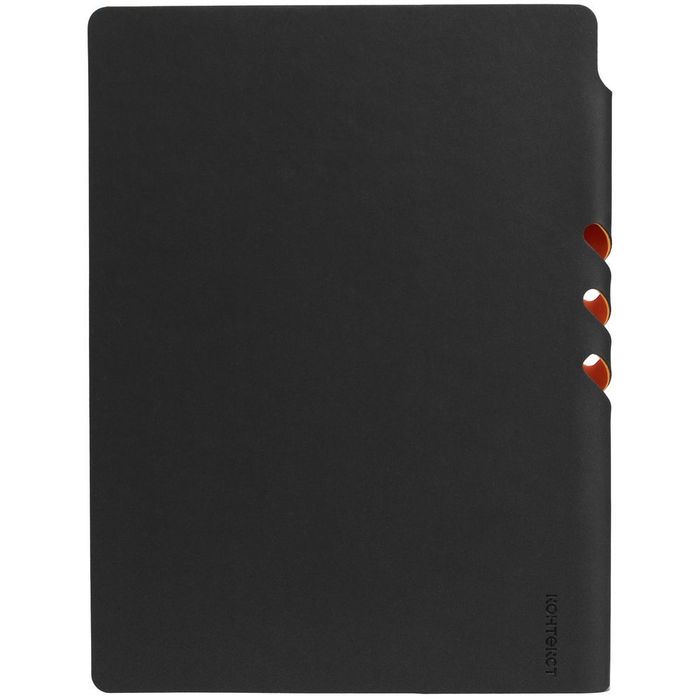 Ежедневник Flexpen Black ver.2, недатированный, черный с оранжевым