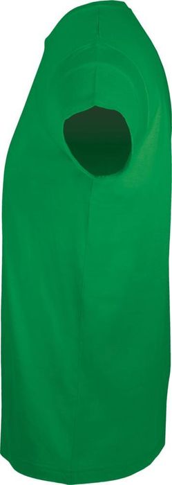 Футболка мужская приталенная REGENT FIT 150, ярко-зеленая