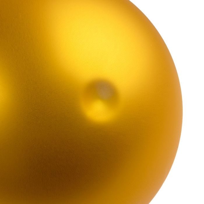 Елочный шар Gala Matt в коробке, золотой, 8,5 см