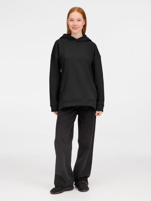 Худи оверсайз унисекс Tolla, черное