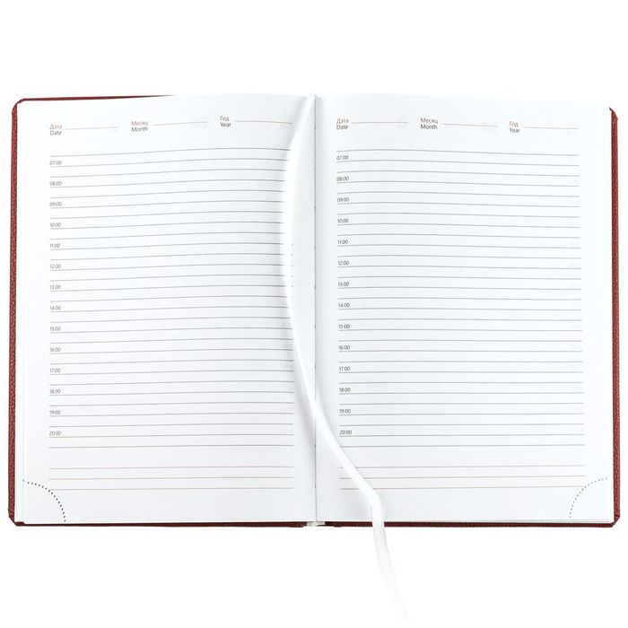 Ежедневник Sagrin, недатированный, красный