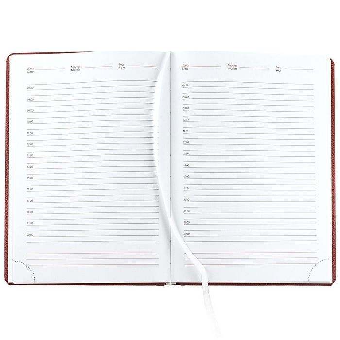 Ежедневник Sagrin, недатированный, красный