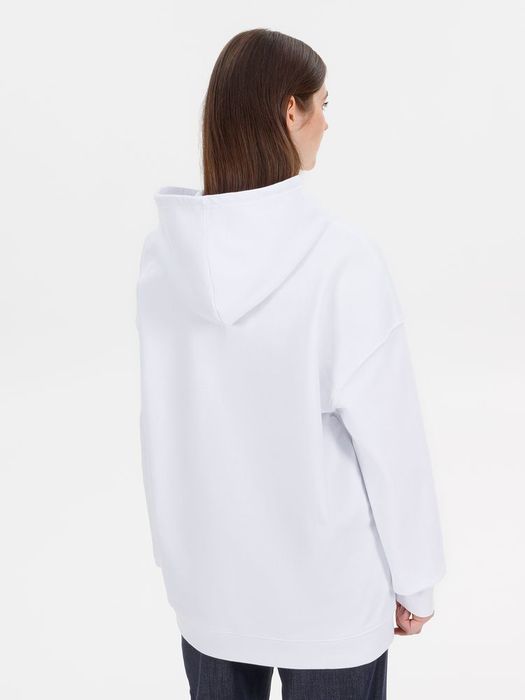 Худи оверсайз унисекс Outshine, белое