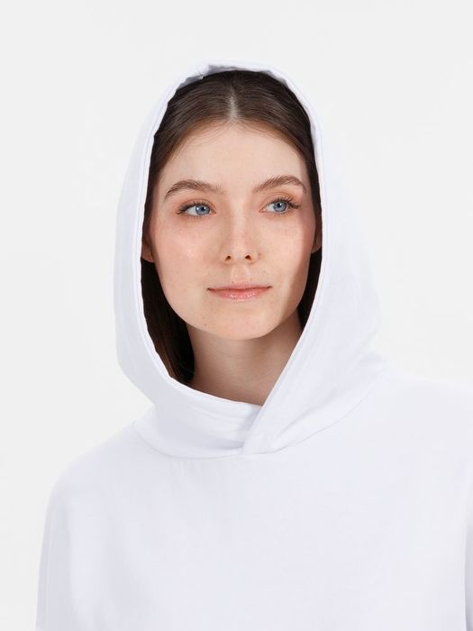 Худи оверсайз унисекс Outshine, белое