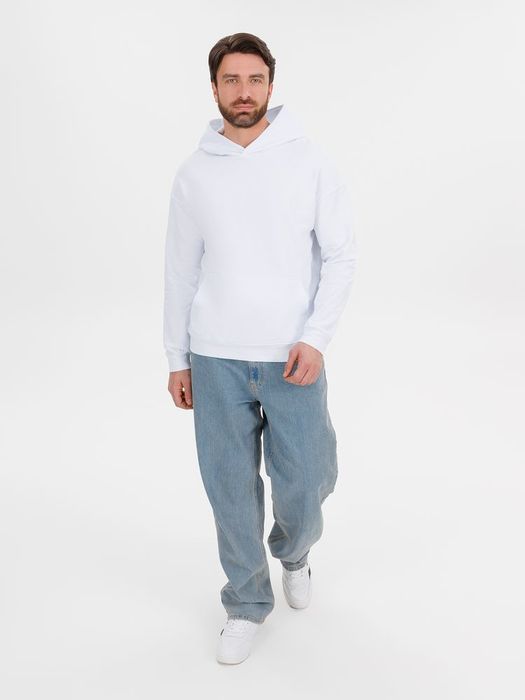 Худи оверсайз унисекс Outshine, белое