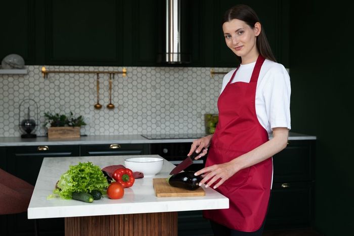 Фартук Neat, вишневый