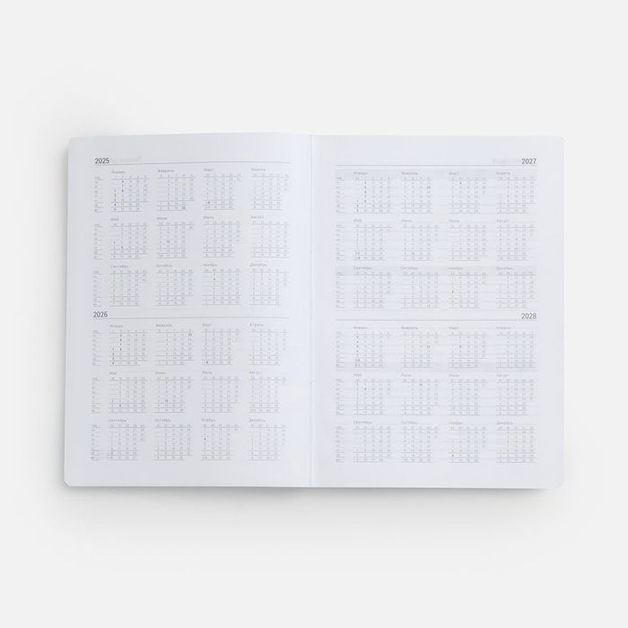 Ежедневник New Factor Metal, желтый