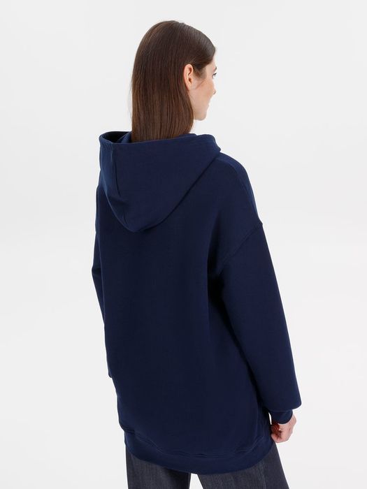 Худи оверсайз унисекс Outshine, темно-синее