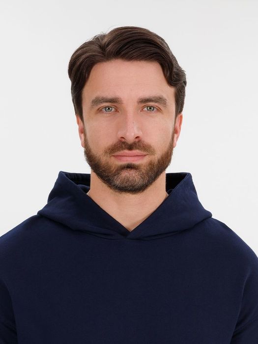 Худи оверсайз унисекс Outshine, темно-синее