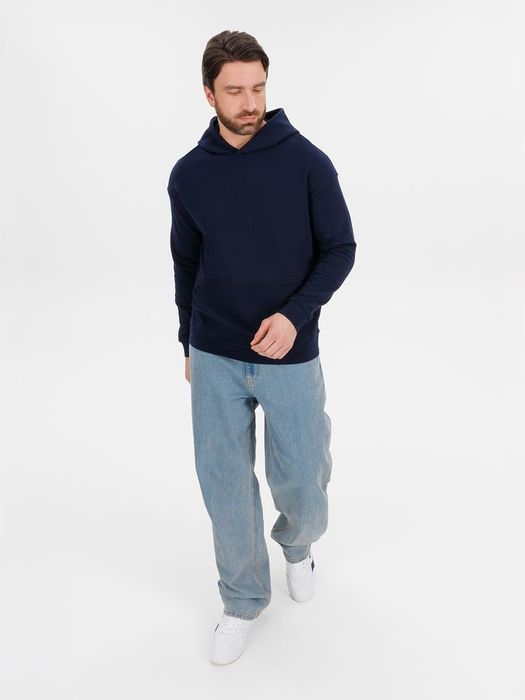 Худи оверсайз унисекс Outshine, темно-синее