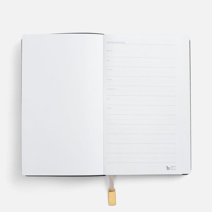 Ежедневник Petrus, недатированный, черный