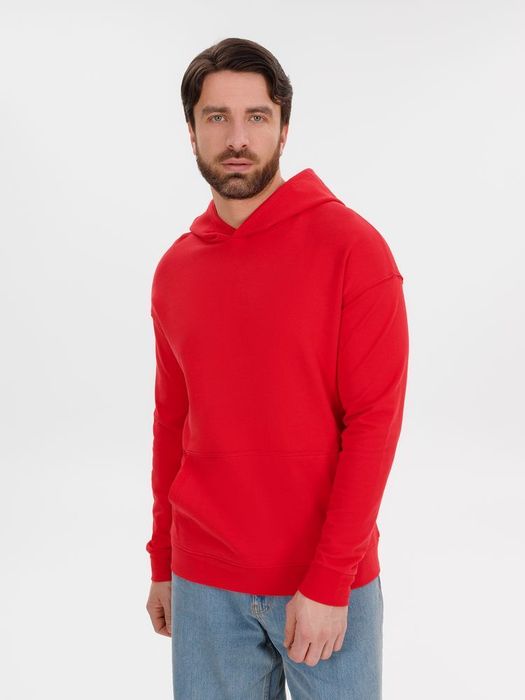 Худи оверсайз унисекс Outshine, красное