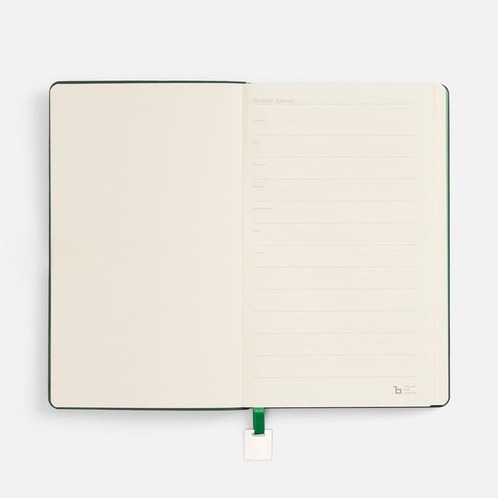 Ежедневник Shall Light, недатированный, зеленый